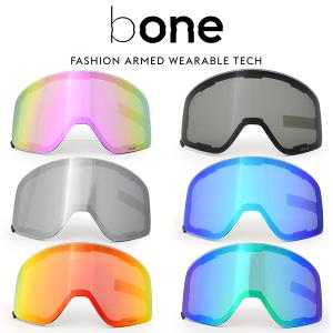 ラスト1点 レッド調光 スペアレンズ スノーゴーグル bone ビーワン 骨