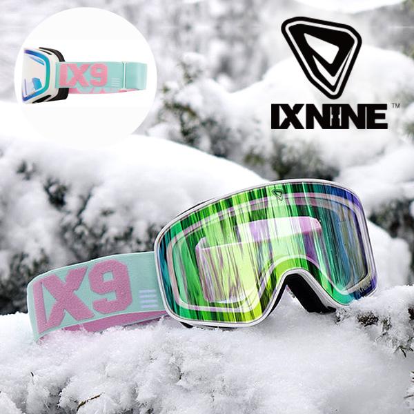 ラスト1点 スノーゴーグル IX NINE アイエックスナイン IX3 PRO Aquatic Aw...