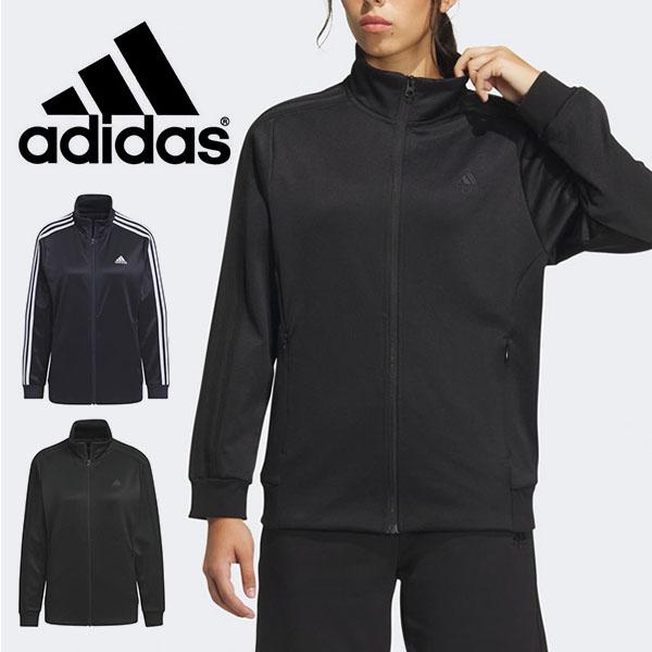 アディダス レディース ジャージ ジャケット adidas W MH 3ST トラックトップ トレー...