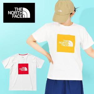 ゆうパケット発送！送料無料 ノースフェイス 半袖Tシャツ レディース THE NORTH FACE カラード スクエアロゴ ティー ビッグロゴ ntw32351｜elephantsports