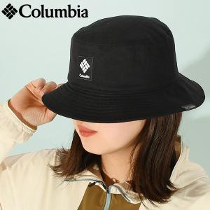 コロンビア バケットハット Columbia メンズ レディース ロゴ 定番 吸湿速乾 UV 帽子 黒 ブラック PU5686 2024春夏新作｜elephantsports