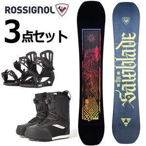 50%off スノーボード 3点セット ロシニョール メンズ 板 ボード バイン ブーツ スノボ 23-24 ワックス塗りっぱなしでお渡し (スクレーパー付き) 激安 半額｜elephantsports