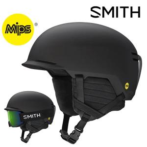 ヘルメット SMITH スミス Scout Matte Black スカウト MIPS ミップス スノボ スノー ヘルメット メンズ レディース ツバ付き 日本正規品 10%off