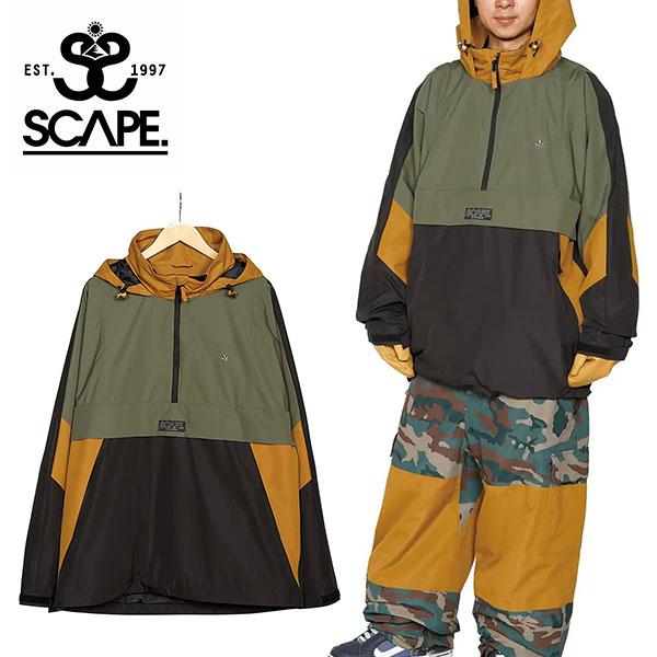 43%off ラス1 Lサイズ のみ スノーボードウェア SCAPE エスケープ ANORAK メン...