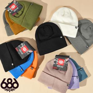 30%off 3個セット ニット帽 686 SIX EIGHT SIX シックスエイトシックス STANDARD ROLL UP BEANIE 3-PACK ニット ビーニー 3パック  スノー｜elephantsports