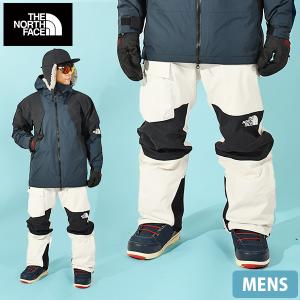 XL ノースフェイス メンズ 防水防風 スノーボード ウェア スキー THE NORTH FACE シュカブラ パンツ ストレートシルエット ホワイト NS62312 2023-2024冬新作｜elephantsports