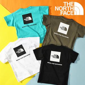 ゆうパケット対応可能！ノースフェイス 半袖Tシャツ ベビー キッズ 子供 THE NORTH FACE バックプリント バック スクエア ロゴ NTB32333 2024春夏新色｜elephantsports