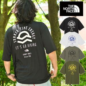 ネコポス発送！ノースフェイス Tシャツ 透けにくい 水陸両用 半袖 メンズ レディース リラックスシルエット THE NORTH FACEラッシュT NT12648 2026春夏新作