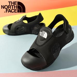 つま先 かかと 保護 水陸両用 ノースフェイス サンダル キッズ 子供 THE NORTH FACE ストレイタム シェル NFJ52450 ブラック 黒