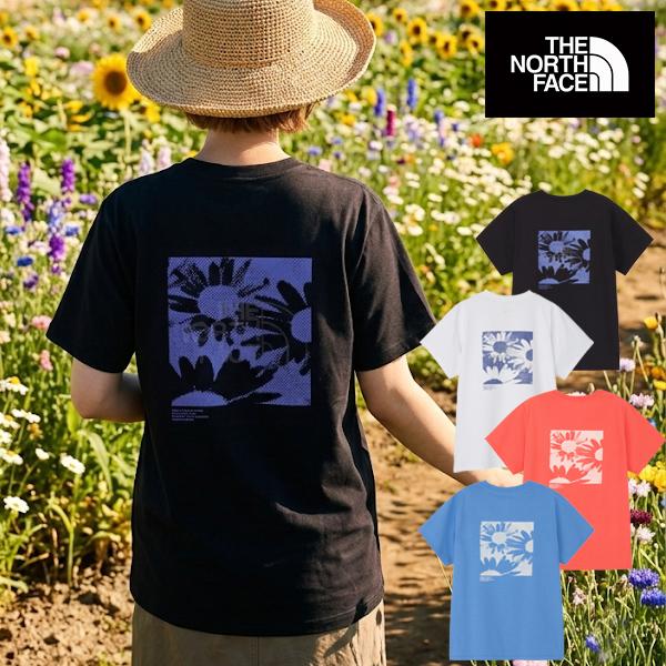 ネコポス発送！ノースフェイス 花柄 半袖Tシャツ レディース UV 吸汗速乾 THE NORTH F...