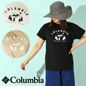 ゆうパケット対応可能！コロンビア 半袖Tシャツ Columbia レディース ヤハラフォレスト ロゴT UVカット 吸湿速乾 TEE PL0227 2024春夏新作｜elephantsports