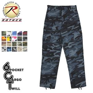 新品未使用 ROTHCO 6Pカーゴパンツ タイガーカモ ミリタリー ワイド ROTHCO（ロスコ） 6ポケット カーゴ パンツ - 無地 メンズ ミリタリー