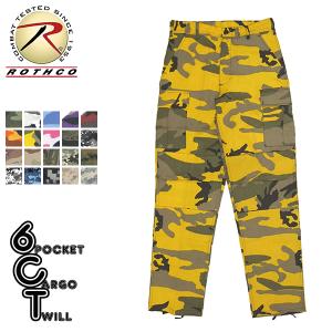 新品未使用 ROTHCO 6Pカーゴパンツ タイガーカモ ミリタリー ワイド ROTHCO（ロスコ） 6ポケット カーゴ パンツ オリーブ メンズ