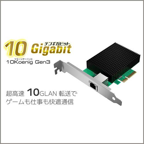 AREA (エアリア) 10Koenig Gen3 PCI Express x4形状の10Gigab...