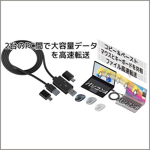 AREA (エアリア) LINK11 PCとPCをつなぐリンクケーブル SD-U3DLINK-C