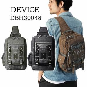DEVICEメガボディバッグ Haze DBH30048 ボディバッグ ボディーバッグ ボディバック メンズ A4 通勤 通学 大容量 黒 ネイビー ブランド ワンショルダーバッグ