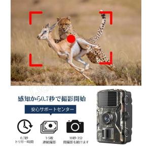 防犯カメラ トレイルカメラ 屋外 ワイヤレス ...の詳細画像3