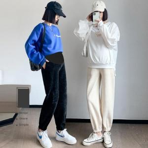 マタニティ コーデュロイ パンツ サルエルパン...の詳細画像1