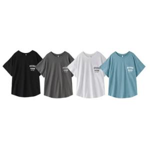 トップス バックプリントロゴ ロゴTシャツ ゆ...の詳細画像1