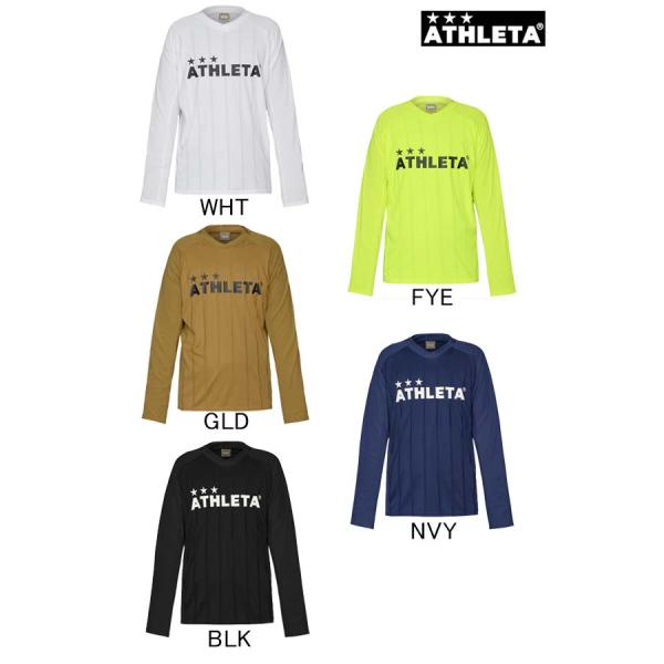 プラクティスシャツ 02394 ATHLETA アスレタ サッカー フットサル ウェア 長袖 メール...