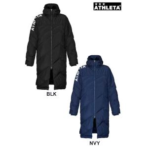 ベンチコート 04155 ATHLETA アスレタ サッカー フットサル ランニング アウター 防寒 ベンチコート ジャケット 即日発送可｜elevensportsplanning