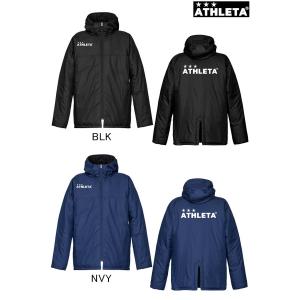 中綿ハーフコート 18014 ATHLETA アスレタ サッカー フットサル アウター 防寒 ジャケット 即日発送可｜elevensportsplanning