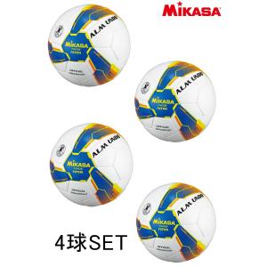 フットサル ボール 4号球4球SET FS452B-4SETBLY MIKASA ミカサ フットサル４号検定球(手縫い)｜elevensportsplanning