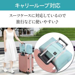 トラベルバッグ 折りたたみ 旅行バッグ ボスト...の詳細画像3