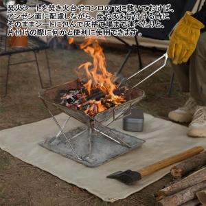 たき火シート アウトドア BBQ 芝生保護 バ...の詳細画像4