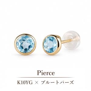 K18YG オパール ピアス フックピアス 一粒 オーバル 覆輪留め 1.20ct