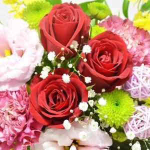 和風アレンジメント 紅月(こうげつ) お花の延...の詳細画像1
