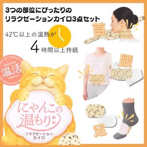 にゃんこの温もり カイロ 温活 首 腰 足 3...の詳細画像1