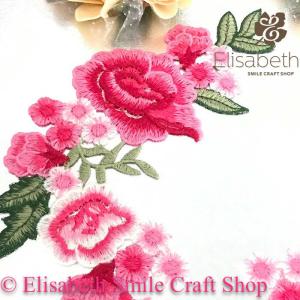 モチーフレース 花柄 薔薇 バトンモチーフ バ...の詳細画像5