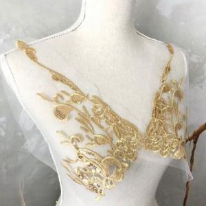 ゴールド チュールモチーフ 花模様 特大 薔薇...の詳細画像2