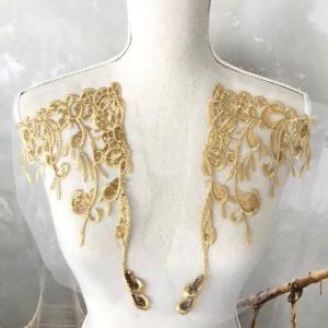 ゴールド チュールモチーフ 花模様 特大 薔薇...の詳細画像4
