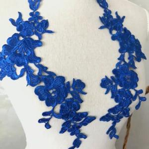 フラワーモチーフレース お花 ペアセット レー...の詳細画像2