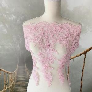 スパンコール レース 手芸 幅広い ピンク バレエ衣装