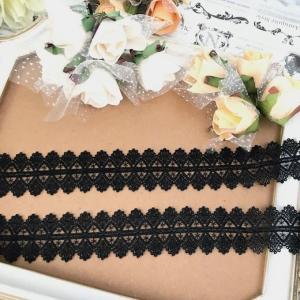ケミカルレース 花柄 レース リボン 素材 ハンドメイド