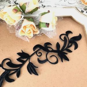 花柄 ワッペン 貼り付け 新体操 刺繍ワッペン...の詳細画像1