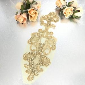 スパンコール ゴールド モチーフ 花柄 衣装 ...の詳細画像5