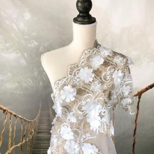 レース リボン 手芸 花レース 花模様 バラレース ライトゴールド