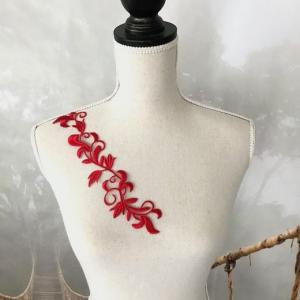 花柄 ワッペン 貼り付け 新体操 刺繍ワッペン...の詳細画像3