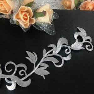 花柄 ワッペン 貼り付け 新体操 刺繍ワッペン...の詳細画像1
