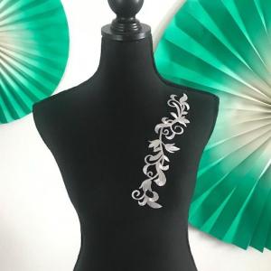 花柄 ワッペン 貼り付け 新体操 刺繍ワッペン...の詳細画像2