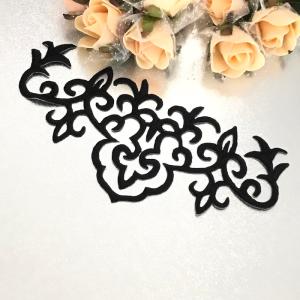ブラック レオタード バトン モチーフ ワッペ...の詳細画像4