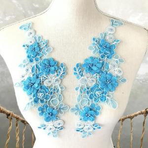 モチーフ ブルー系 花 衣装作り レオタード ...の詳細画像1