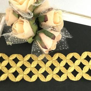 レース アップリケ アイロン用 ゴールド 衣装...の詳細画像2