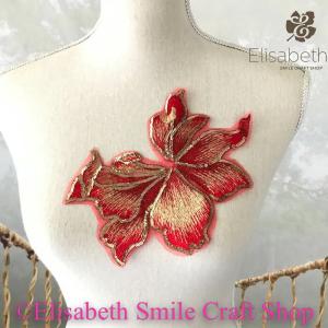 モチーフレース 花柄 薔薇 バトンモチーフ バ...の詳細画像4