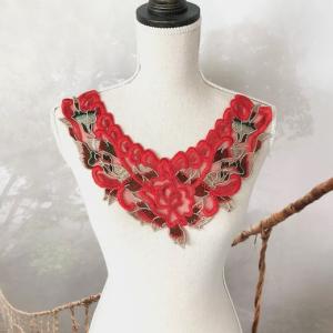 モチーフ フラワー 3D バラ 刺繍 薔薇 衣装 装飾 社交ダンス 素材