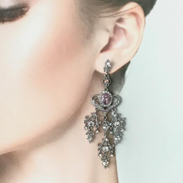 ピアス ラインストーンピアス 衣装 イヤリング アクセサリー デザインピアス 社交ダンス ベリーダン...